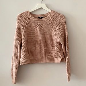 H&M Tan Knit Sweater